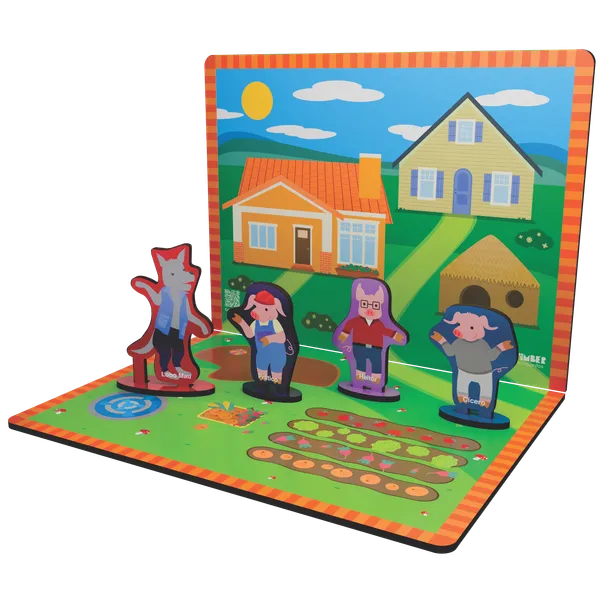Diorama Os Três Porquinhos